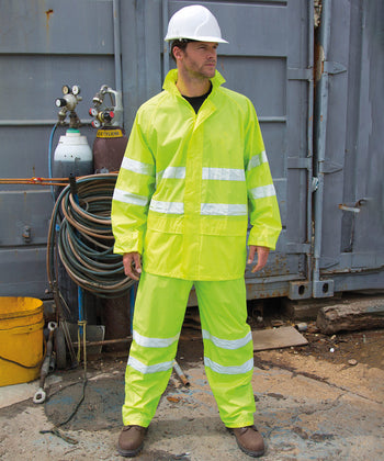 Hi-Vis Waterproof Suit