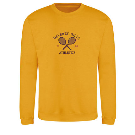 Retro Tennis Club Embroidery Sweatshirt | Hoodie