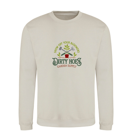 Dirty Hoes Garden Supply Embroidery Detail Sweatshirt | Hoodie