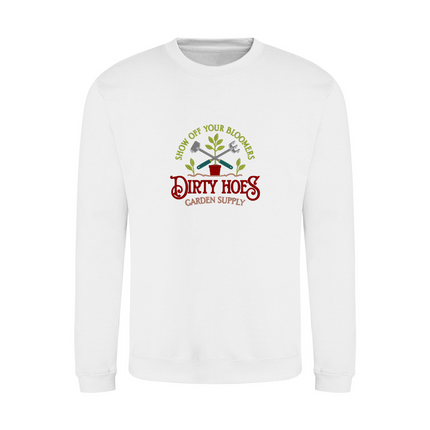 Dirty Hoes Garden Supply Embroidery Detail Sweatshirt | Hoodie