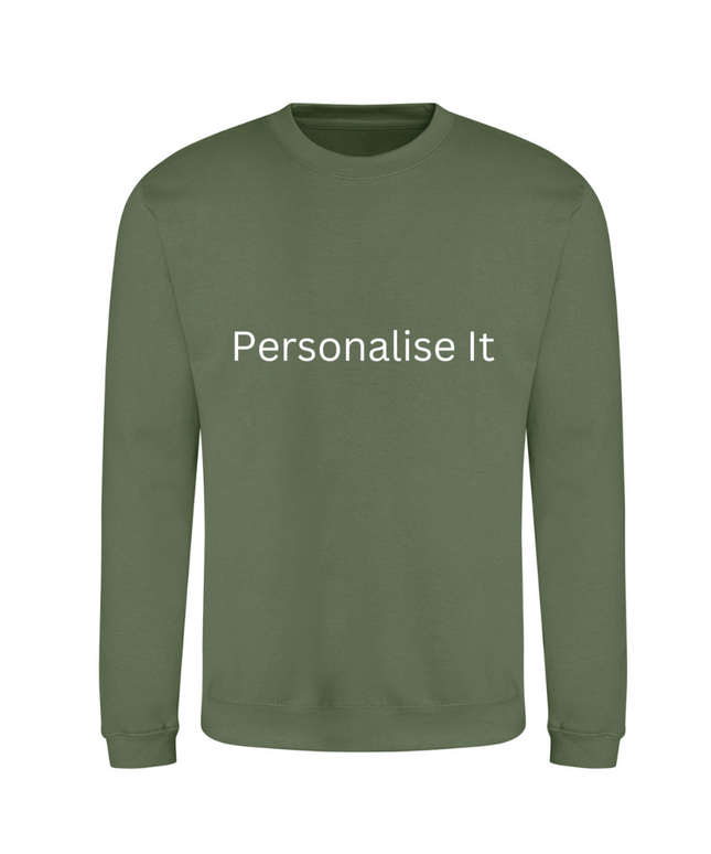 Introducing the Ultimate Customizable Sweatshirt! Your Words, Your Way