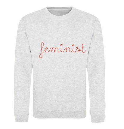 Feminist Sweater |. Embroidered Sweater