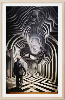 Optical Illusion Wall Art Prints