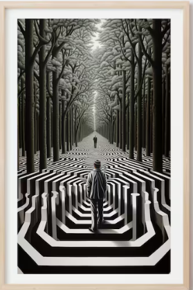 Optical Illusion Wall Art Prints