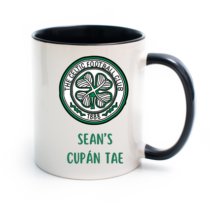 Personalised Celtic FC Cupán Tae Mug