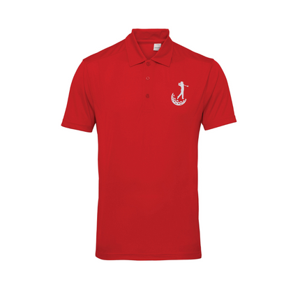 Golfer Embroidery TriDri Panelled Polo Shirt