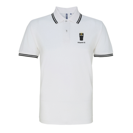 A&S Polo Shirt with Vitamin G Embroidery Details