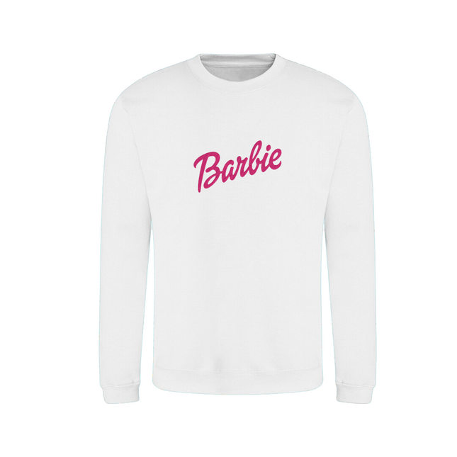 Stunning Barbie Embroidery Sweatshirt | Hoodie - Adult