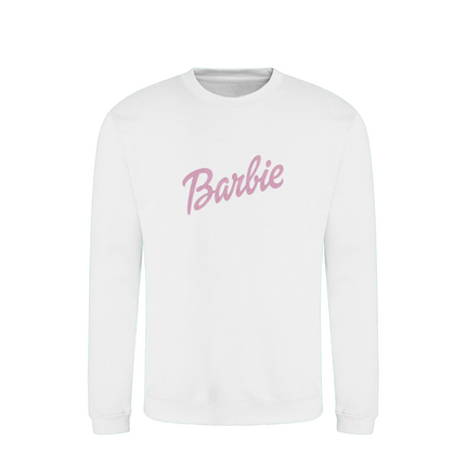 Stunning Barbie Embroidery Sweatshirt | Hoodie - Adult