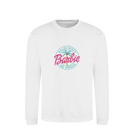 Stunning Malibu Barbie Embroidery Sweatshirt | Hoodie - Junior