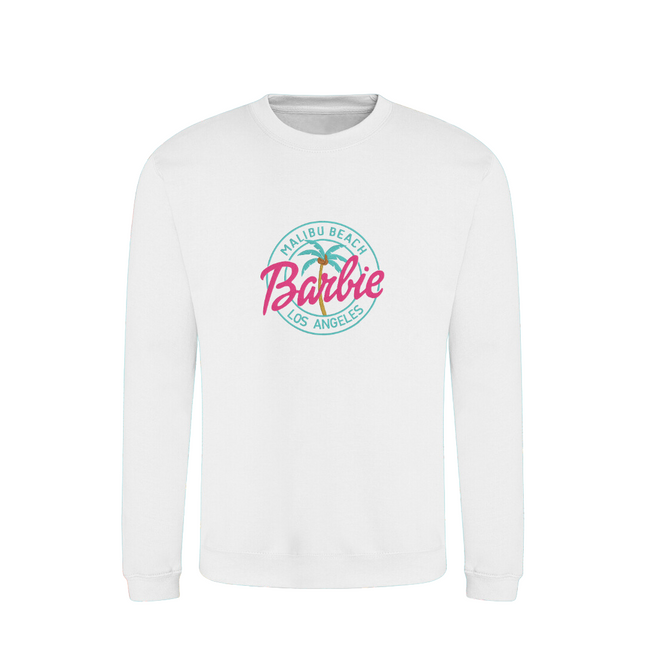 Stunning Malibu Barbie Embroidery Sweatshirt | Hoodie - Junior