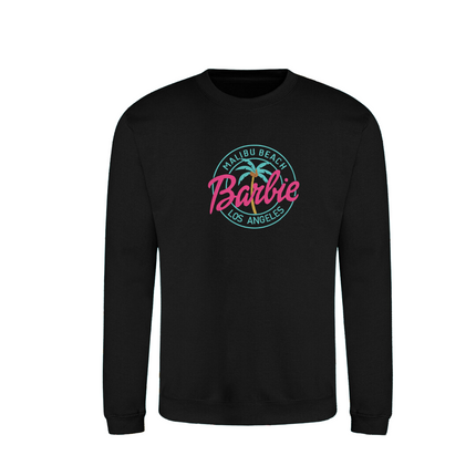 Stunning Malibu Barbie Embroidery Sweatshirt | Hoodie - Junior