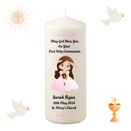 Personalised First Holy Communion Candles