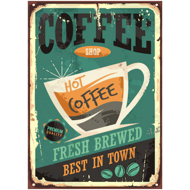 Vintage Coffee  Poster