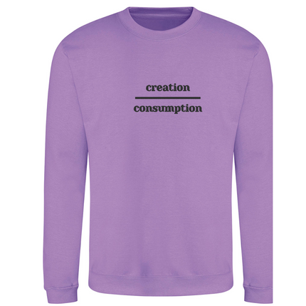 Creation | Consumption Unisex Sweatshirt / Hoodie