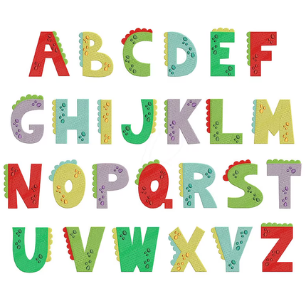 Personalised BABYBUGZ all-in-one with embroidery alphabet monogram