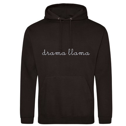 Drama Llama Embroidery Detail Sweater | Hoodie