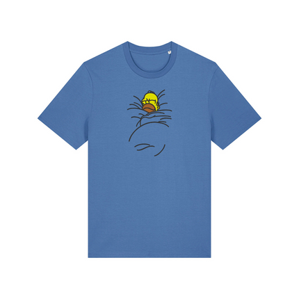 Homer Embroidery Detail T-Shirt 100% Organic Cotton