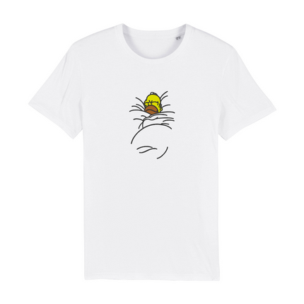 Homer Embroidery Detail T-Shirt 100% Organic Cotton