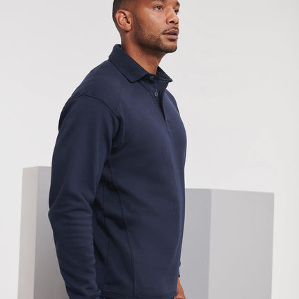 Heavy-duty collar sweatshirt