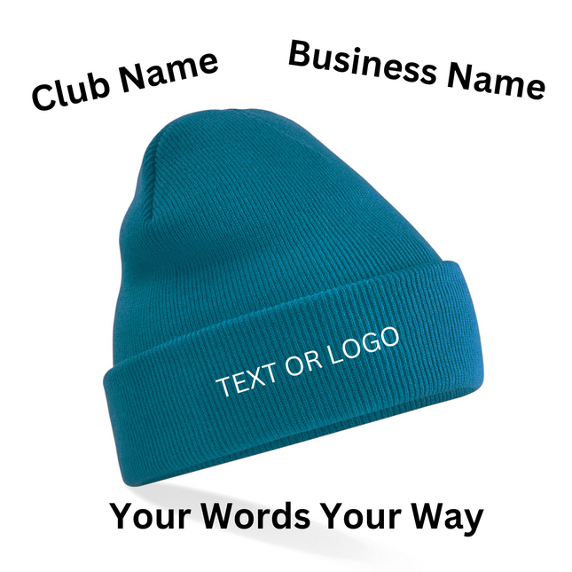 Original Cuffed Personalisable Beanie - Optional Logo or Text