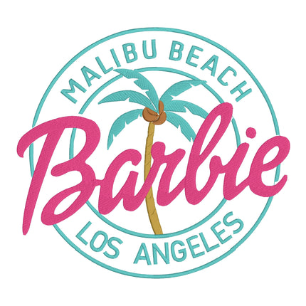 Stunning Malibu Barbie Embroidery Sweatshirt | Hoodie - Junior