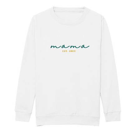 Mama Est. 2023 Embroidered Sweatshirt | Hoodie