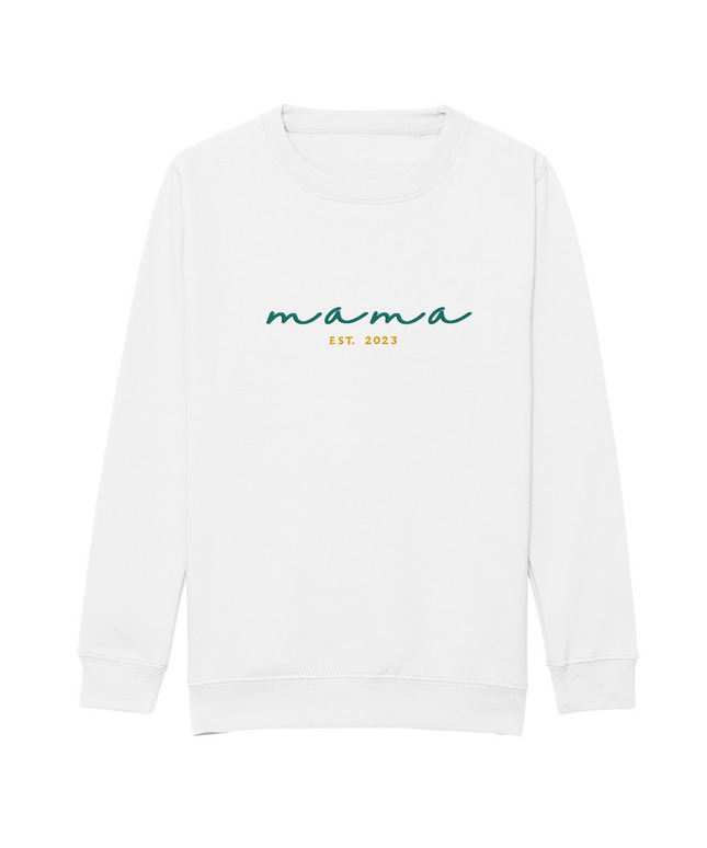 Mama Est. 2023 Embroidered Sweatshirt | Hoodie