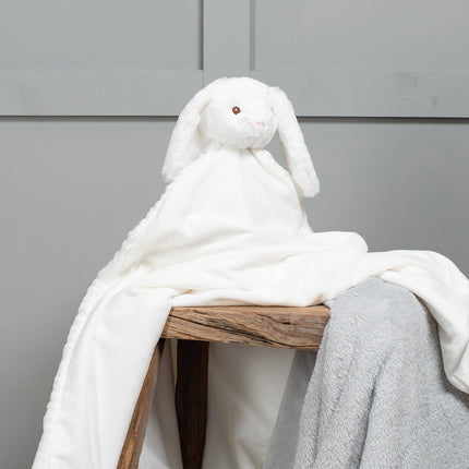 Personalised Animal Blanket - Cream Bunny