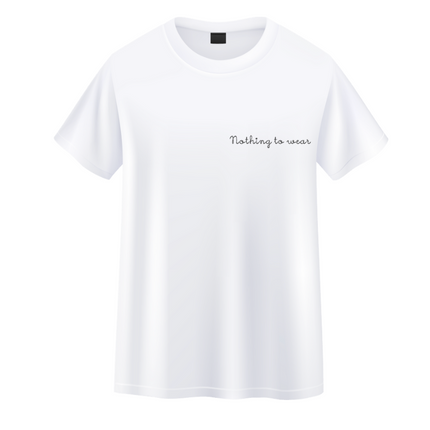 nothing to wear, organic cotton tee shirt