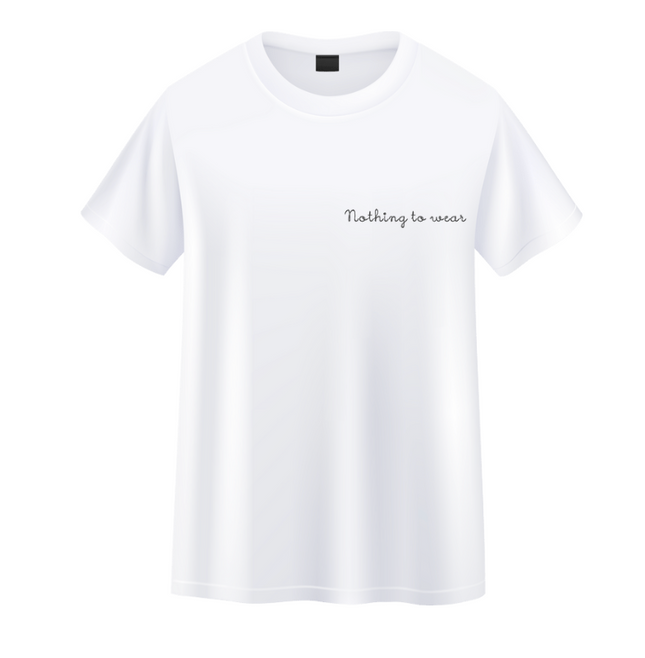 nothing to wear, organic cotton tee shirt