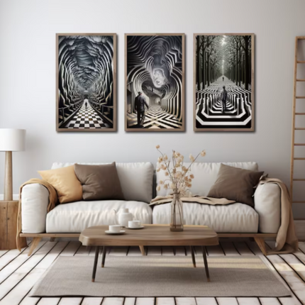 Optical Illusion Wall Art Prints