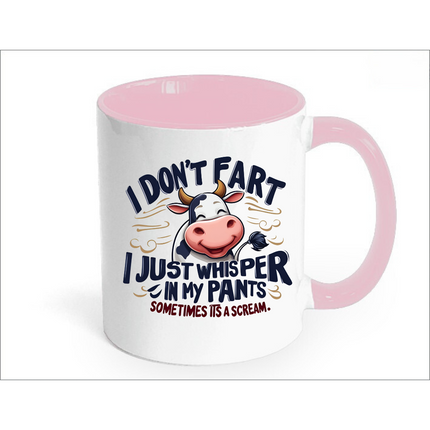 I Don't Fart Funny Cow Mug