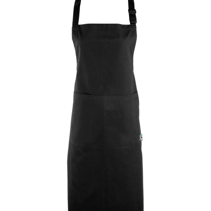 Cotton bib apron, organic and Fairtrade certified