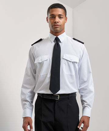 Long sleeve pilot/security shirt