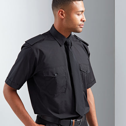 Short sleeve pilot/security shirt