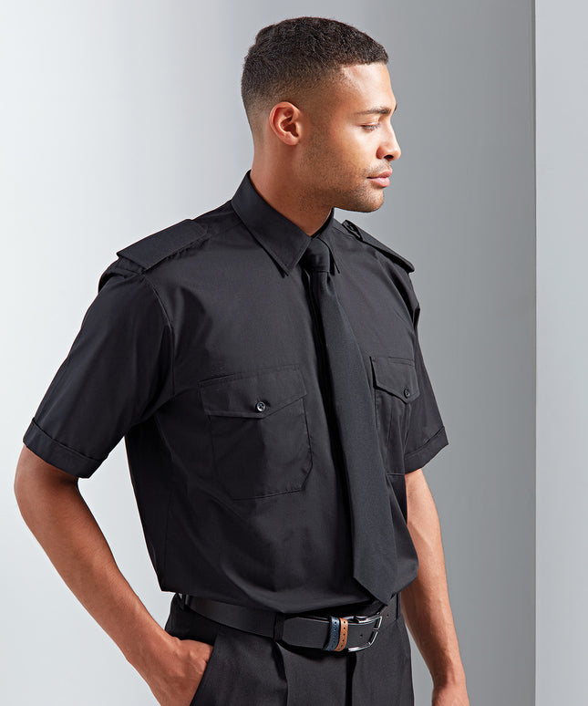 Short sleeve pilot/security shirt