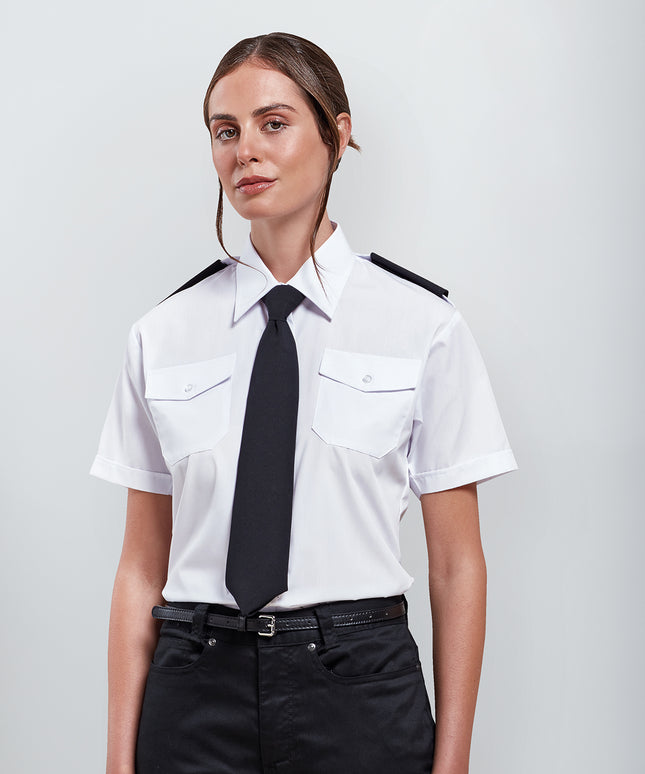 Women's short sleeve pilot/security blouse