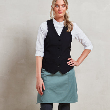 Women's lined polyester waistcoat