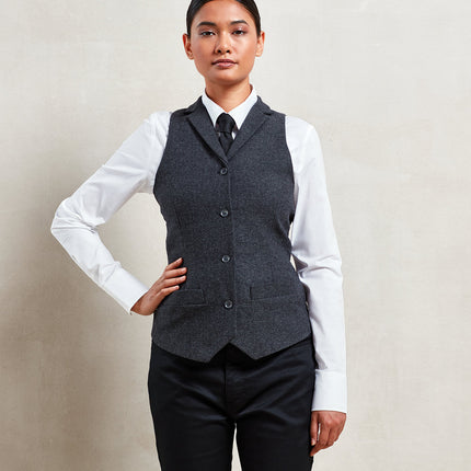 Women's herringbone waistcoat