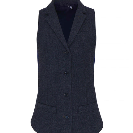 Women's herringbone waistcoat