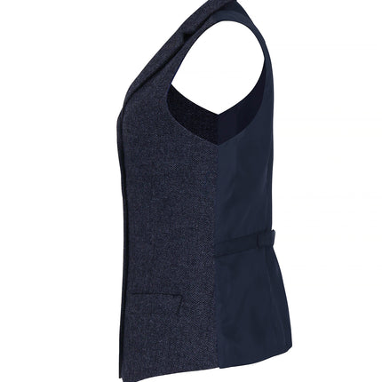 Women's herringbone waistcoat