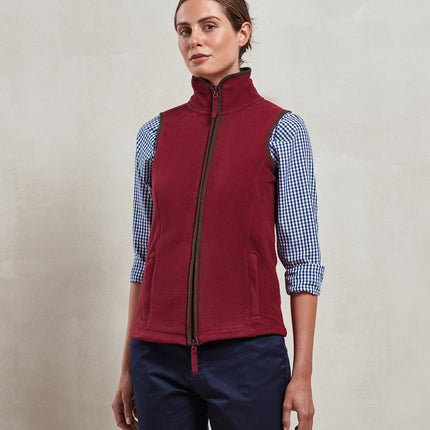 Women’s artisan fleece gilet