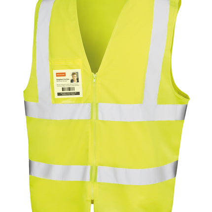 Core zip ID safety tabard