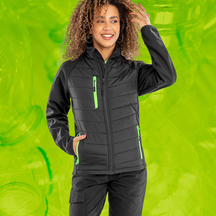 Compass padded softshell jacket