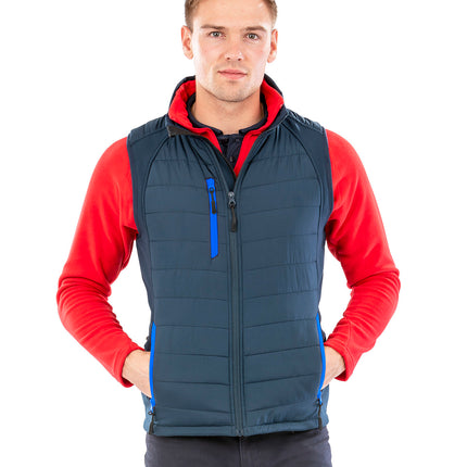 Compass padded softshell gilet