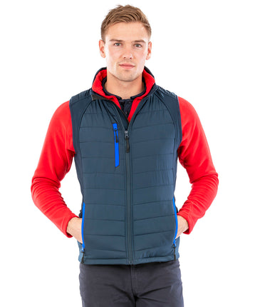 Compass padded softshell gilet