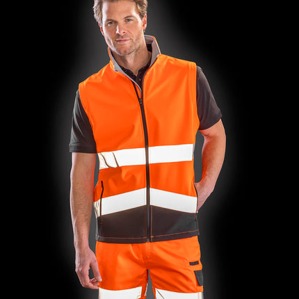 Result safety softshell gilet