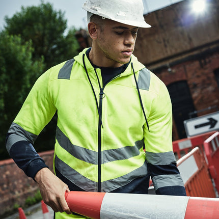 Pro Hi-Vis Full Zip Hoodie