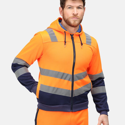 Pro Hi-Vis Full Zip Hoodie